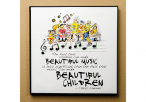 BEAUTIFUL MUSIC, BEAUTIFUL CHILDREN Framed Print