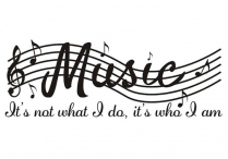WALL DECAL Music