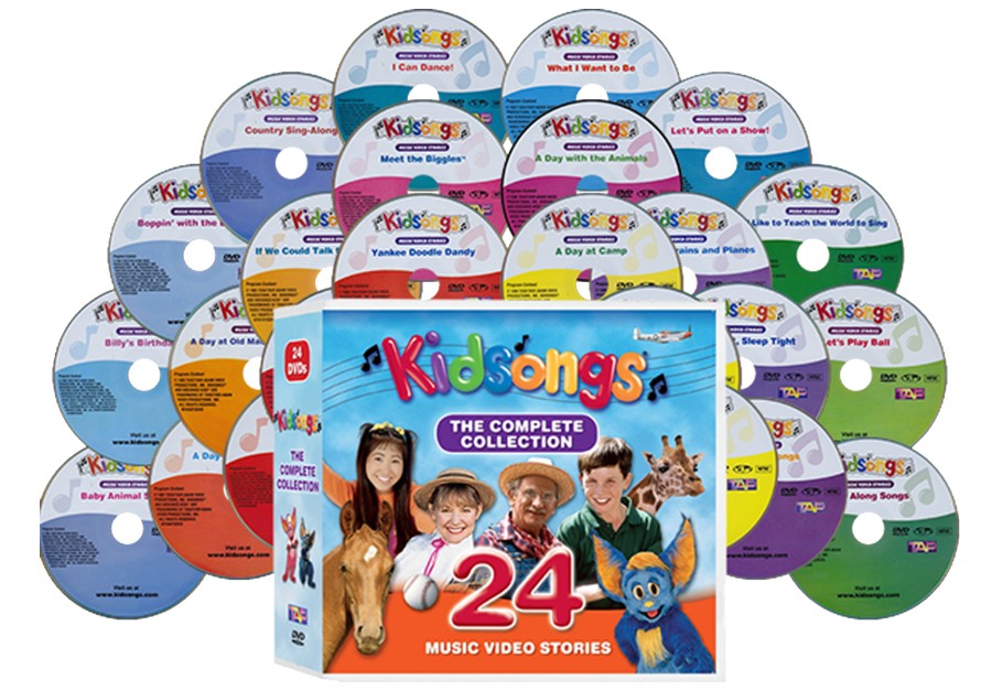 KIDSONGS COMPLETE 24-DVD Set Music in Motion