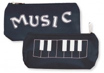 KEYBOARD/MUSIC COSMETIC or PENCIL BAG