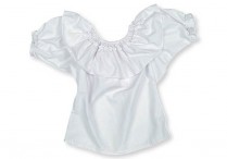 WHITE MEXICAN BLOUSE ADULT SIZE