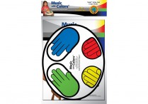MUSIC WITH COLORS: Percussion Hands Adult Strike Pad