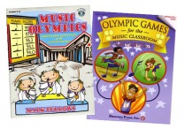 MUSIC OLYMPICS & OLYMPIC GAMES Books/CD Set