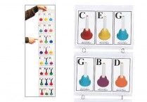 CARD HOLDER for COLOR CODED HANDBELL CARDS