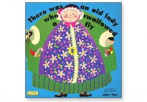 THERE WAS AN OLD LADY WHO SWALLOWED A FLY  Paperback & CD