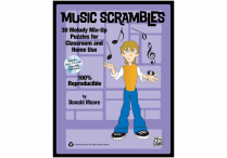 MUSIC SCRAMBLES Book & Data CD