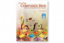 ONE-PAGE COMPOSER BIOS Spiral Paperback & CD