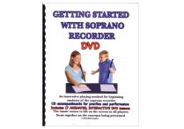 GETTING STARTED WITH SOPRANO RECORDER Spiral Paperback/CD/DVD