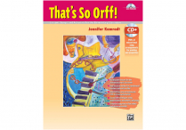 THAT'S SO ORFF! Book & CD