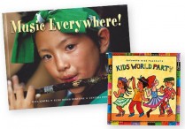 MUSIC EVERYWHERE! Paperback & Pututmayo KIDS WORLD PARTY CD