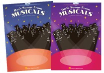 GIRL'S & BOY'S SONGS FROM MUSICALS Books/CD/Online Audio Set
