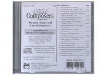 MEET THE GREAT COMPOSERS Book 1 Listening CD