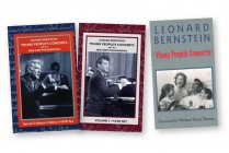 Leonard Bernstein's YOUNG PEOPLE'S CONCERTS Vol 1 & Vol 2 DVDs  and Paperback