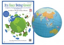 IT'S EASY BEING GREEN Kit & INFLATABLE GLOBE Set