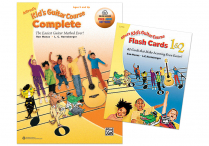 Alfred's KID'S GUITAR COURSE Complete Book & Flashcards Set