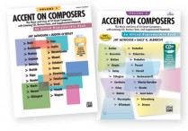ACCENT ON COMPOSERS Volumes 1 & 2  Books & Audios