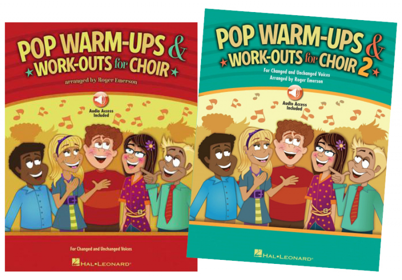 POP WARM-UPS & WORK-OUTS FOR CHOIR Book w/Online Audio Music in Motion