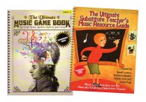 ULTIMATE MUSIC GAME BOOK & SUBSTITUTE TEACHER'S RESOURCE GUIDE Set