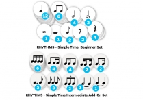 Music-Go-Rounds RHYTHMS - SIMPLE TIME & SIMPLE TIME Add-ons