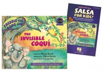 FREDDIE THE FROG AND THE INVISIBLE COQUI Hardback/CD & SALSA FOR KIDS Paperback
