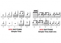 Music-Go-Rounds MINI RHYTHMS - SIMPLE TIME & ADD-ONS