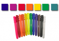 Music-Go-Rounds MINI WRITE-ON BLANKS & 12 GEL CRAYONS