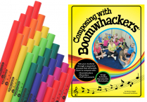 COMPOSING With BOOMWHACKERS Book/CD & 4 DIATONIC BOOMWHACKER Sets