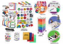 PORTABLE MUSIC CLASSROOM with CART and ACCESSORIES KIT