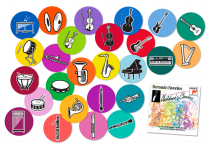 BERNSTEIN FAVORITES Children's Classics CD & Music-Go-Rounds MUSICAL INSTRUMENTS
