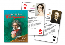CLASSICAL COMPOSERS PLAYING CARDS