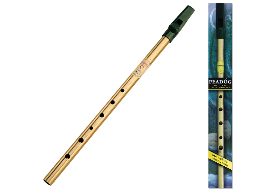 Tin Whistle Irlandais En Ré – Flûte Aluminium, Son Celtique, Parfaite Pour Débutants (28 Cm)