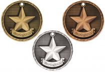 3-D STAR PERFORMER Medallion