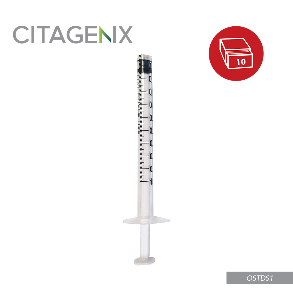 Single use bone delivery syringes 1cc (10/pk)