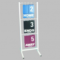 VERTICAL DOUBLE SIDED SCOREFRAME - SCORES 0 TO 49