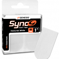GENESIS SYNC TAPE – 1’’  TEXTURED WHITE – 40 COUNT