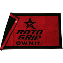 ROTO GRIP WOVEN TOWEL RED/BLACK
