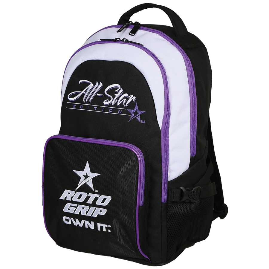 SAC DOS ROTO DITION ALL STAR NOIR BLANC MAUVE Buffa