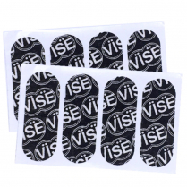 VISE PRE-CUT VISE LOGO BLACK TAPE 1 (3/4 50ct pkg)