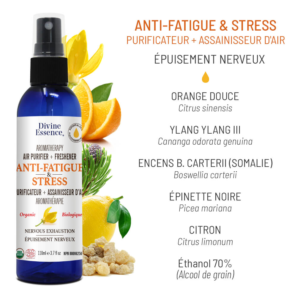 Anti-fatigue & stress Air Purifier + Freshener Organic