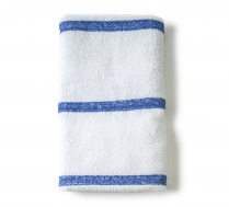 Three Blue Stripe Pool Towel