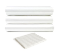 Golden Suite T-250 Sheets White/White Stripe