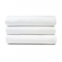 Golden Suite T-250 Sheets White/White 3/8" Stripe Closeouts