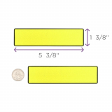 Carstens® Blank ID Labels, Yellow