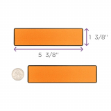 Carstens® Blank ID Labels, Orange