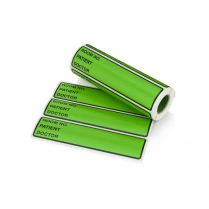 Carstens® Preprinted ID Labels, Green