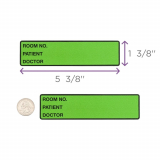 Carstens® Preprinted ID Labels, Green