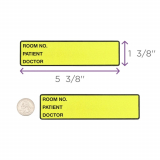 Carstens® Preprinted ID Labels, Yellow