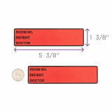 Carstens® Preprinted ID Labels, Red