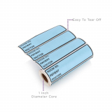 Carstens® Preprinted ID Labels, Blue