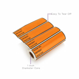 Carstens® Preprinted ID Labels, Orange